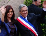 Los presidentes de Argentina y Chile, en la celebración del bicentenario del país trasandino.